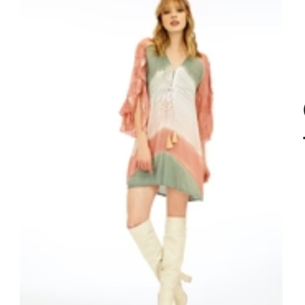 NTW Tiare Hawaii Lily Mini Dress One Size Nata Mauve Grey